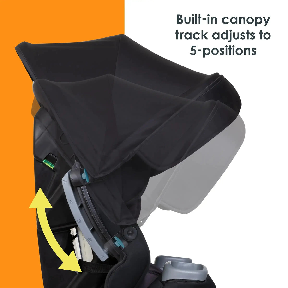 Baby Trend® Cover Me™ 4-in-1 Convertible Car Seat with Adjustable Canopy