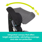 Baby Trend® Cover Me™ 4-in-1 Convertible Car Seat with Adjustable Canopy