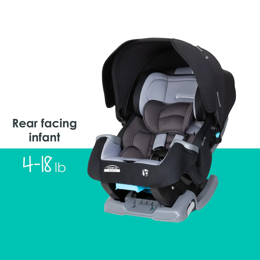 Baby Trend® Cover Me™ 4-in-1 Convertible Car Seat with Adjustable Canopy