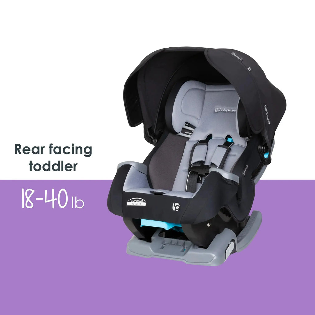 Baby Trend® Cover Me™ 4-in-1 Convertible Car Seat with Adjustable Canopy